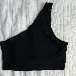 Crop one shoulder top